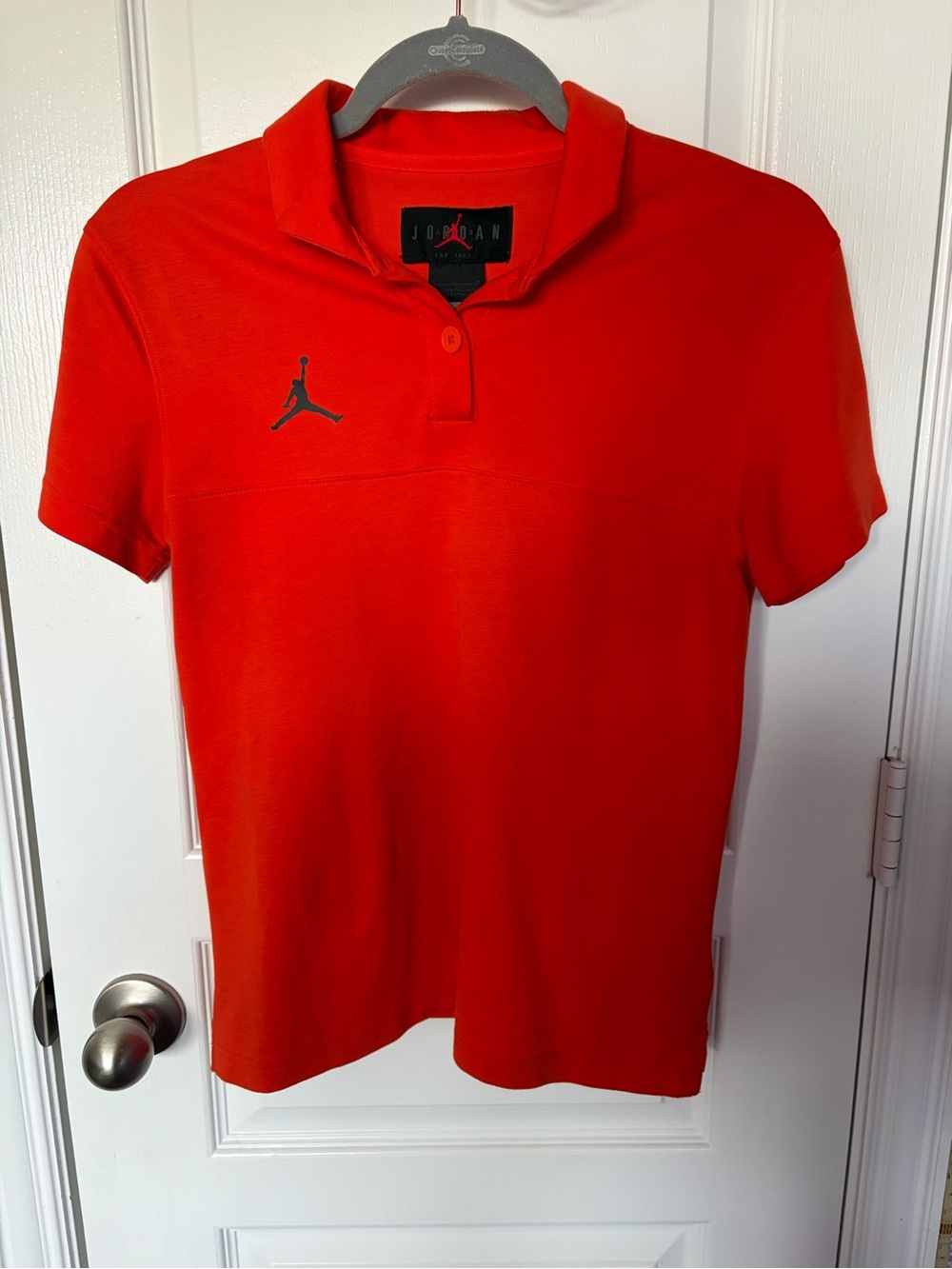 Red Nike Jordan Dri-FIT Sport Golf Polo
